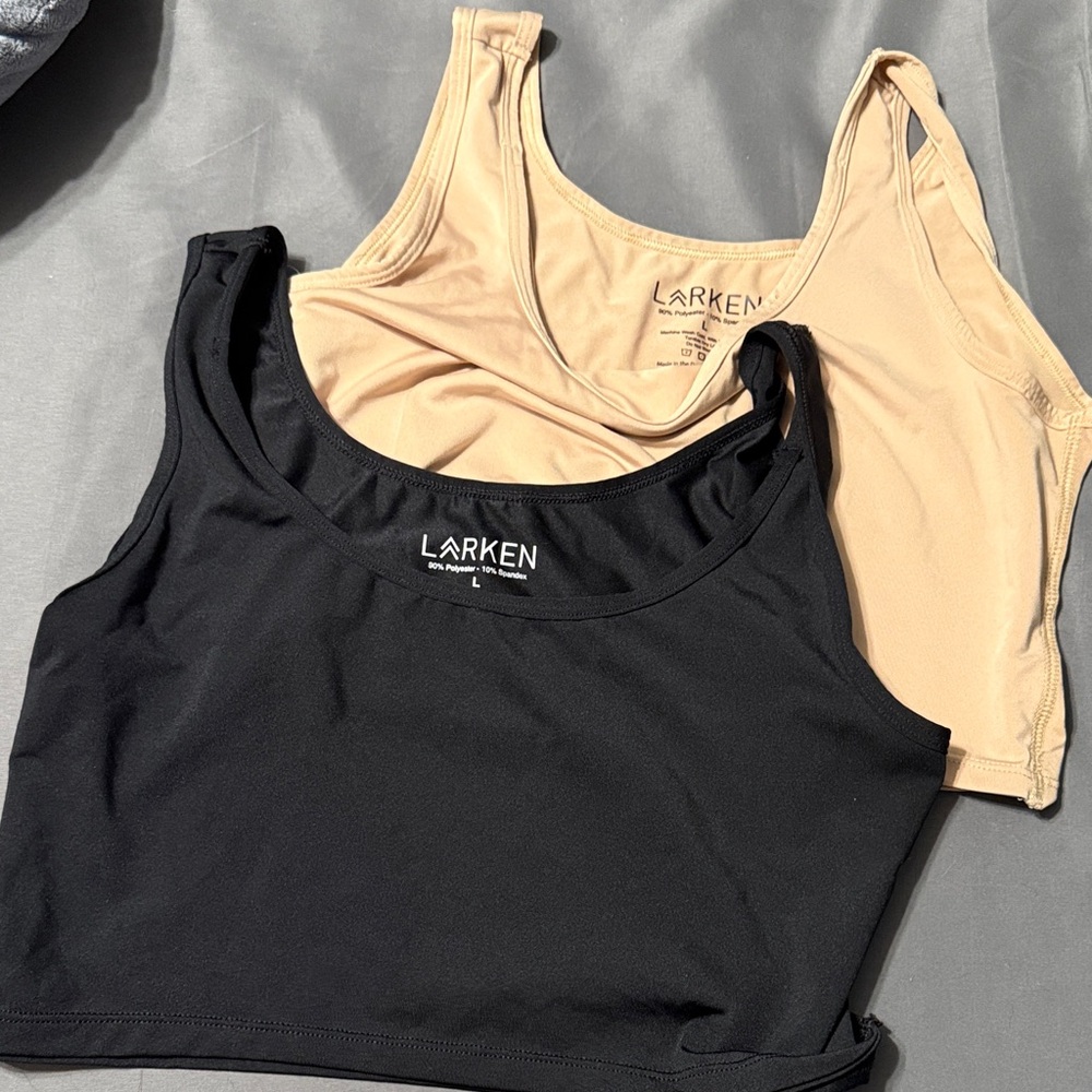 Larken Women's Black and Tan Bras
